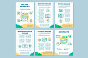 Online services brochure template