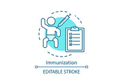 Immunization concept icon