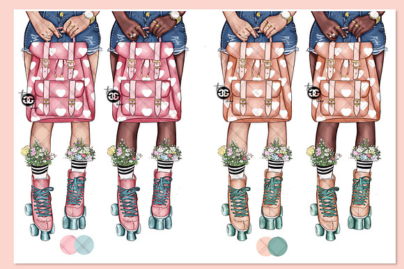 Fashion Mega Bundle png set in Illustrations - product preview 29