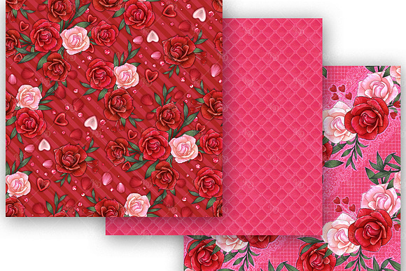 Sealed with Love Digital Paper in Patterns - product preview 1