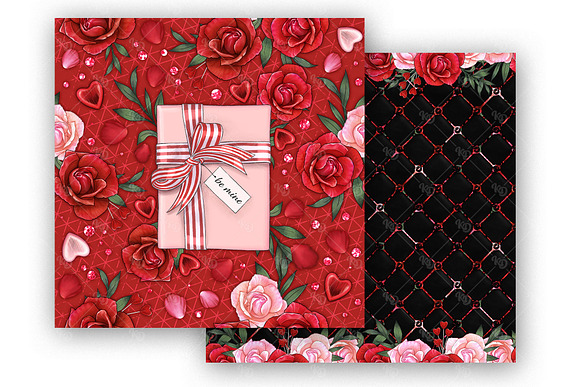 Sealed with Love Digital Paper in Patterns - product preview 3