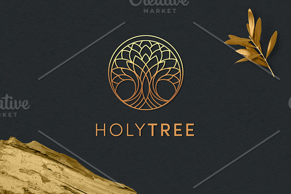 Holy Tree Logo Template