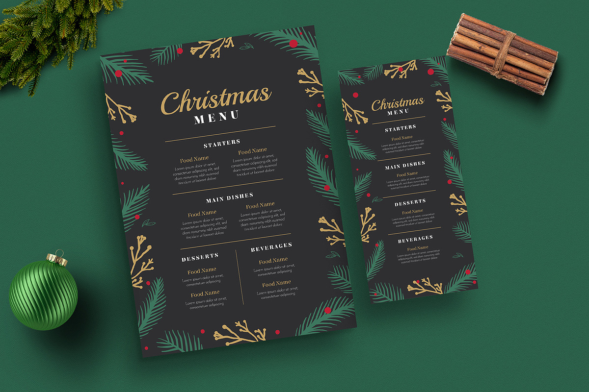 Special Christmas Menus in Flyer Templates - product preview 8