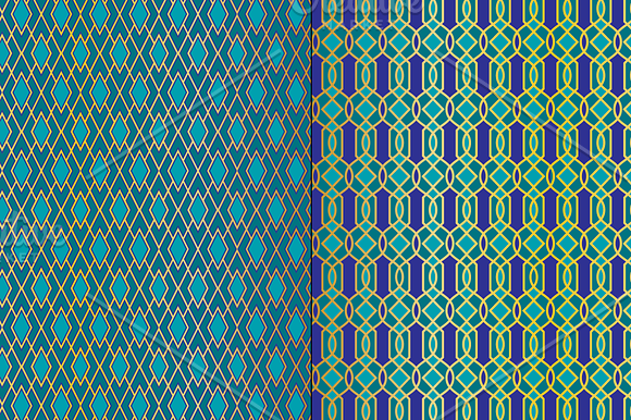 Seamless Moroccan Tile Patterns in Patterns - product preview 3