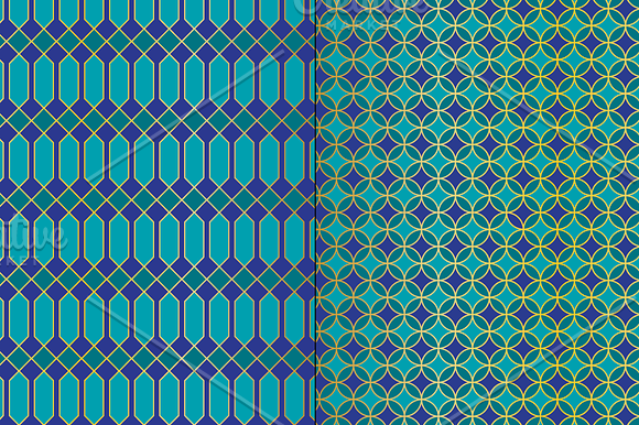Seamless Moroccan Tile Patterns in Patterns - product preview 4