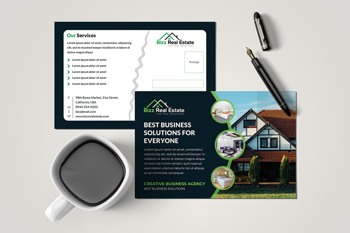 Real Estate Postcard in Postcard Templates - product preview 8