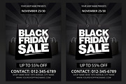Black Friday Sale Flyer Template PSD