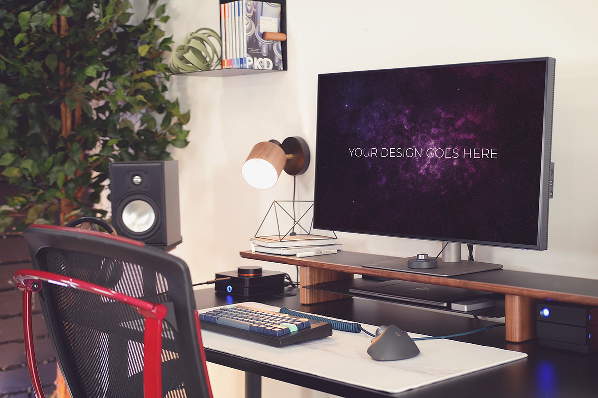 Home Office Setup #12 in Mockup Templates - product preview 8