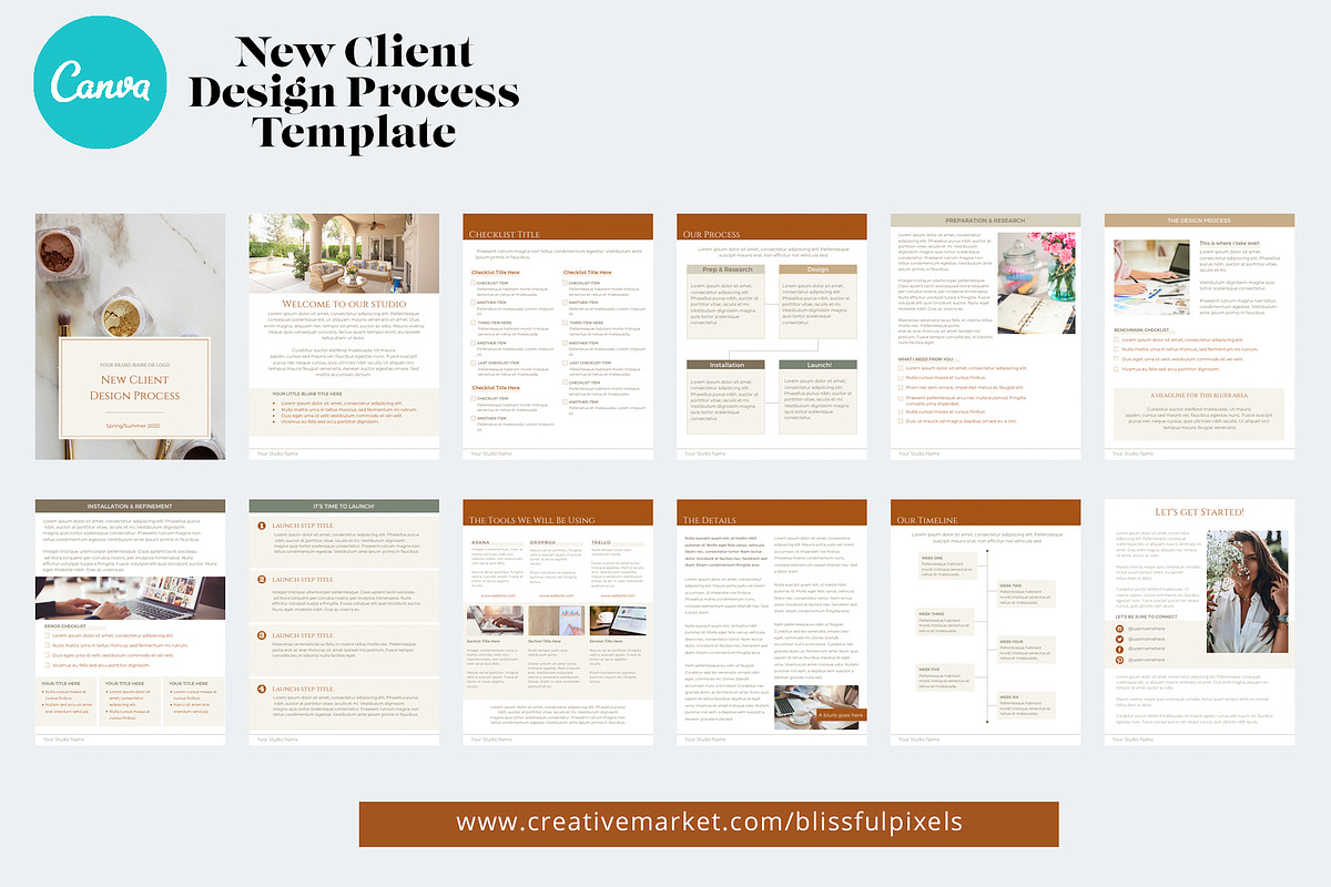 New Client Design Process Template in Templates - product preview 8