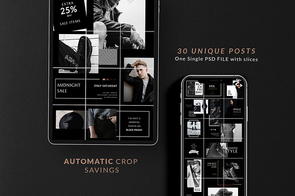 BUNDLE Black Friday Promotional Pack in Instagram Templates - product preview 23