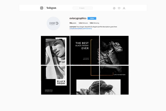 BUNDLE Black Friday Promotional Pack in Instagram Templates - product preview 25