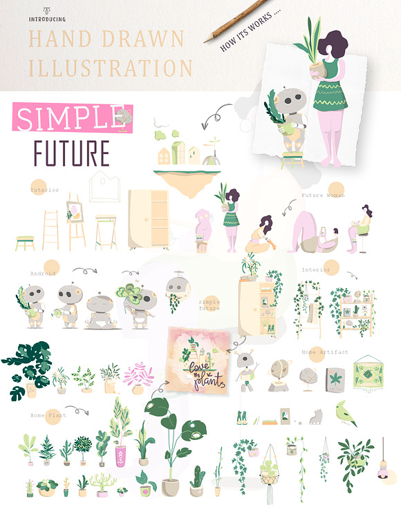 My Future Home it's Little Garden in Illustrations - product preview 3