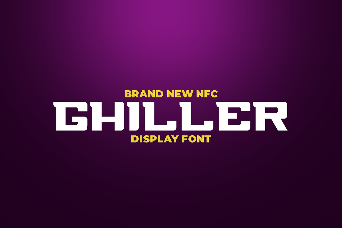 GHILLER Display Font in Display Fonts - product preview 8