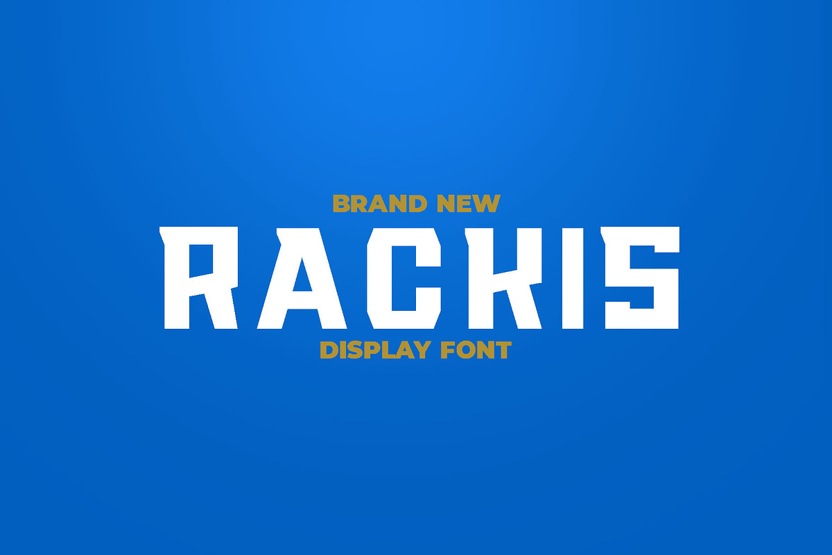RACKIS Displat Font in Display Fonts - product preview 8