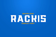 RACKIS Displat Font
