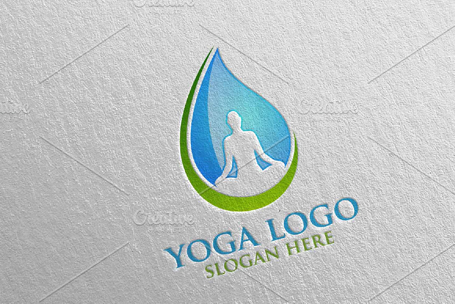 Yoga and Spa Lotus flower logo 3 in Logo Templates - product preview 8