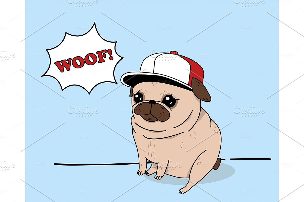 Woof-woof. in Illustrations - product preview 8