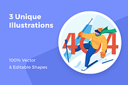 Salju 404 illustrations mini pack