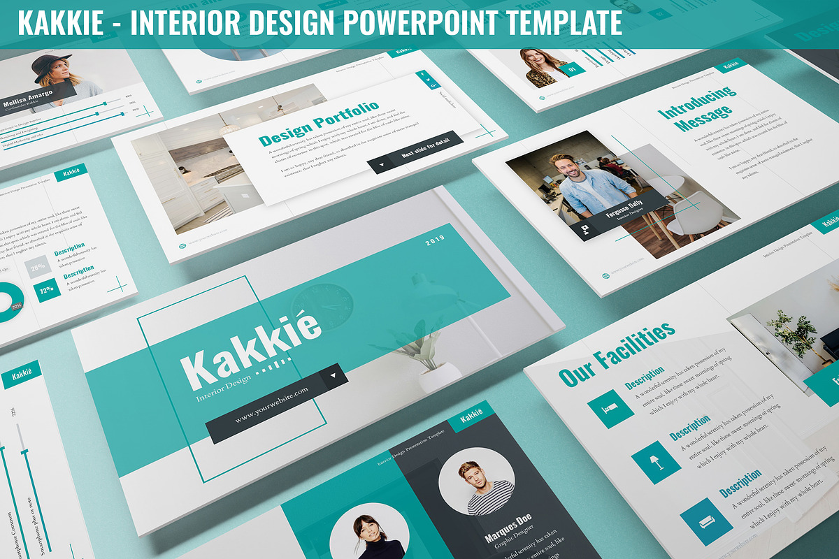 Kakkie - Interior Design Powerpoint in PowerPoint Templates - product preview 8