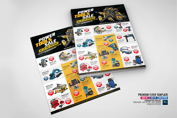 Power Tools Sales Flyer in Flyer Templates - product preview 4