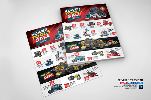 Power Tools Promotional Flyer in Flyer Templates - product preview 3