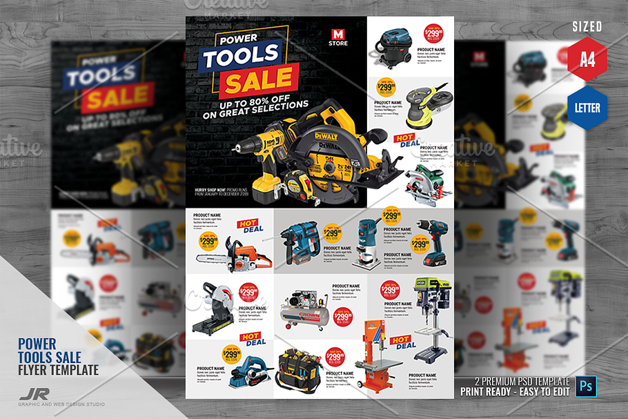 Construction Tools Sales Flyer in Flyer Templates - product preview 8