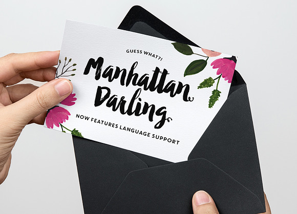 Manhattan Darling Typeface + BONUS in Twitter Fonts - product preview 4