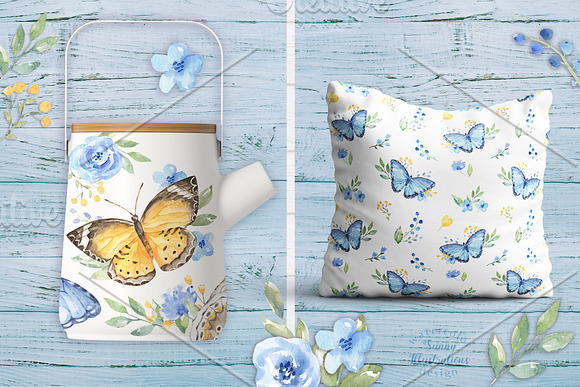 SALE! Fluttering Butterflies in Illustrations - product preview 10