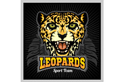 Leopard Head - Mascot Emblem for
