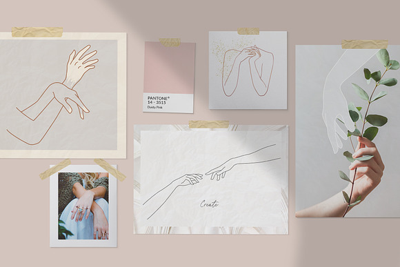 In Her Arms | Feminine Hands & Arms in Illustrations - product preview 5