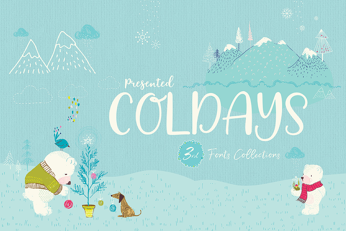Coldays Fonts Collections in Script Fonts - product preview 8