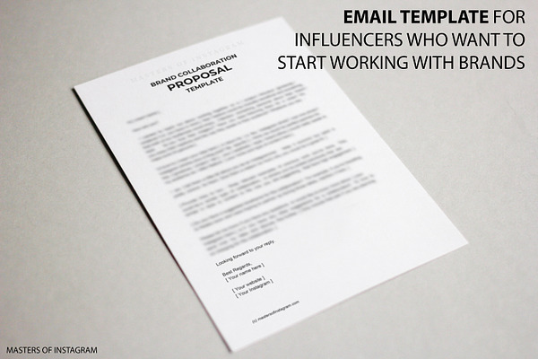 Instagram Email Outreach Template
