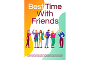 Best time with friends brochure
