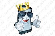 Mobile Phone Cool King Thumbs Up