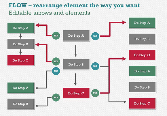Flow Charts 1 PowerPoint Template in PowerPoint Templates - product preview 44