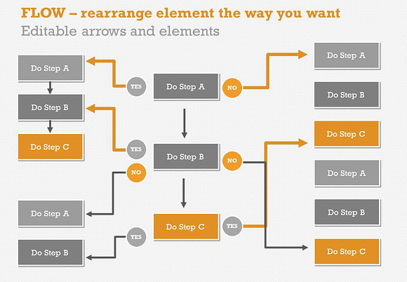 Flow Charts 1 PowerPoint Template in PowerPoint Templates - product preview 50