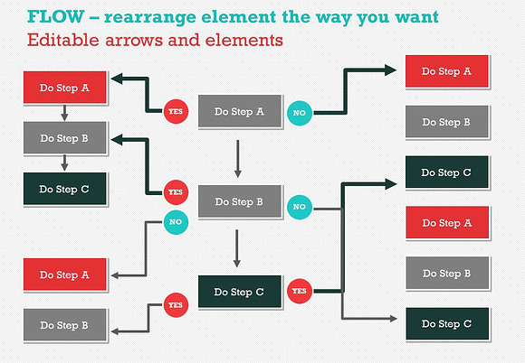 Flow Charts 1 PowerPoint Template in PowerPoint Templates - product preview 56
