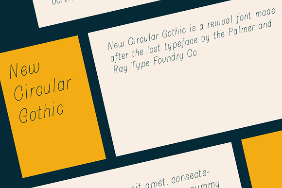 New Circular Gothic (+webfont) in Sans-Serif Fonts - product preview 3