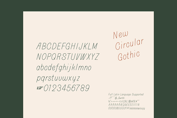 New Circular Gothic (+webfont) in Sans-Serif Fonts - product preview 6