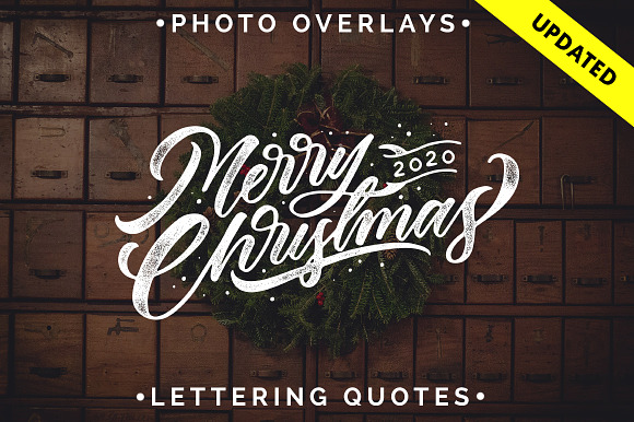 Merry Christmas 9 Photo Overlays in Illustrations - product preview 10