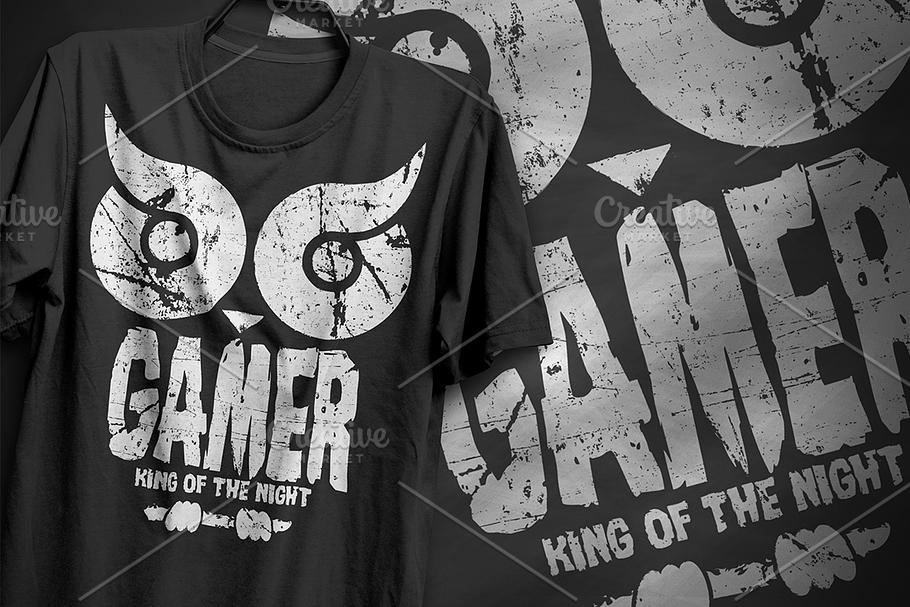 Gamer king of the night in Illustrations - product preview 8