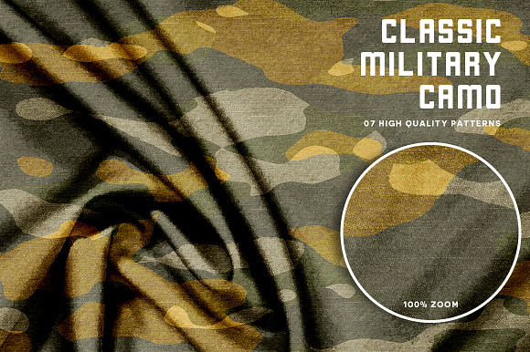 Classic Military Camo - Texturized in Patterns - product preview 3