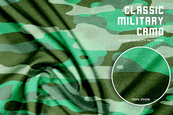Classic Military Camo - Texturized in Patterns - product preview 4