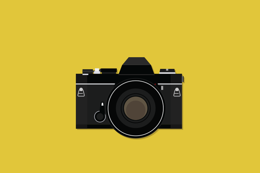 Vintage SLR Camera in Illustrations - product preview 8