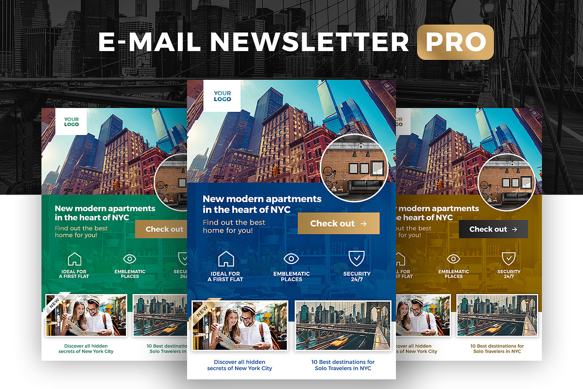 E-mail Newsletter - PSD Template in Email Templates - product preview 8