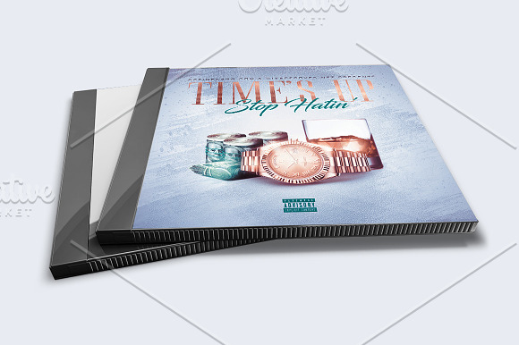 Times up stop hating mixtape cover in Flyer Templates - product preview 1