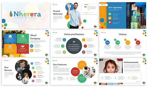 Nherera - Kids & Education Keynote in Keynote Templates - product preview 1