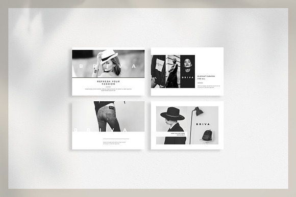 BRIVA - POSTCARD in Postcard Templates - product preview 1