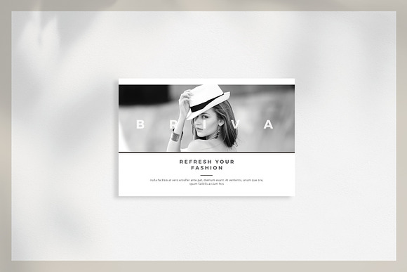 BRIVA - POSTCARD in Postcard Templates - product preview 2