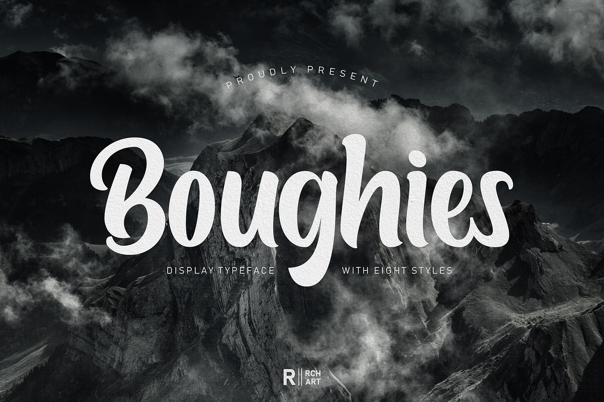 Boughies Typeface in Display Fonts - product preview 8